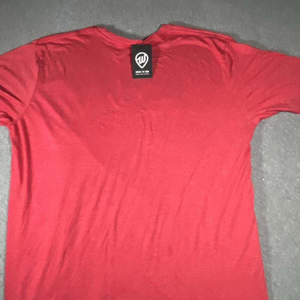 NWT Men’s XXL Where I'm From NYC New Yo City American Flag stars stripes T-Shirt - Picture 6 of 7